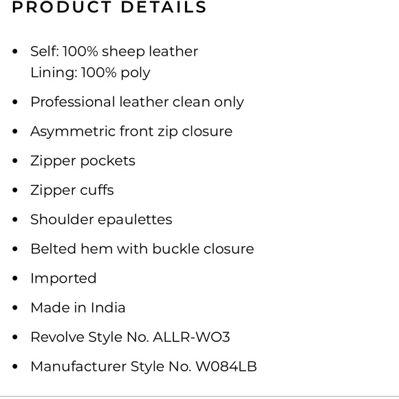 All Saints Dark Balfern Brown Leather Jacket - Picture 4 of 13